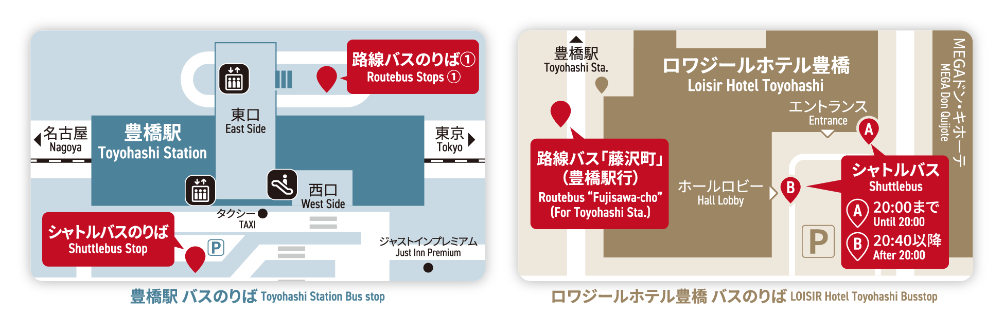 bus stop location